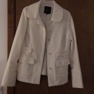 Boutique dress coat with detachable hood